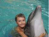 Ура! Сбылась моя мечта - с дельфинами поплавал я! (фото от Семеновых Марины)