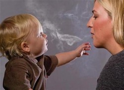Пассивное курение разрушает детские зубы
